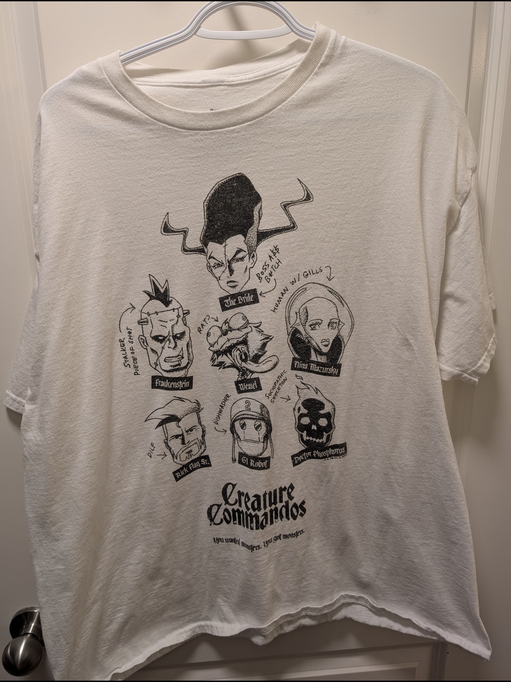 Creature Commandos Graphic Tee - White